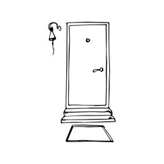 the  doors vector sketch