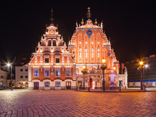 House Of The Blackheads At Night