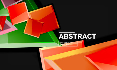 Shiny style geometric background