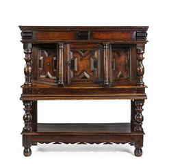 Oak medieval cupboard