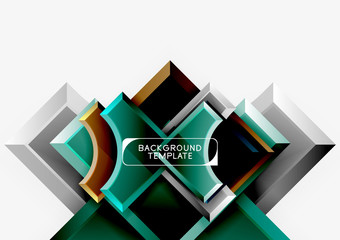 Modern geometrical abstract background