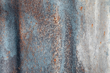 Old paint on rusty wall