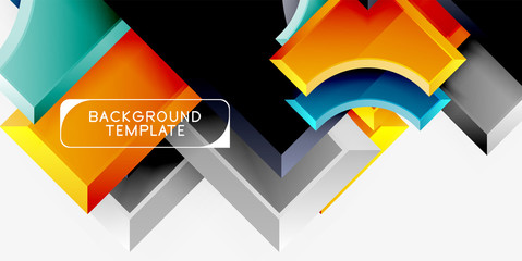 Modern geometrical abstract background
