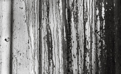 Old paint on rusty wall