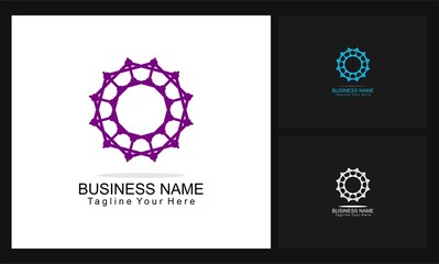 vector circle concept design business logo