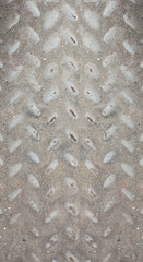 Old metal pavement background texture close up