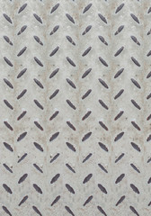 Old metal pavement background texture close up