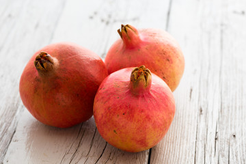 Pomegranate tasty close up