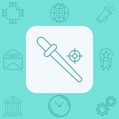 Dropper vector icon sign symbol