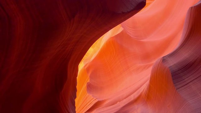 Amazing sandstone formations at Antelope Canyon