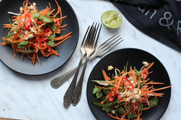 Asiatischer Möhrensalat