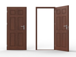 Door isolated