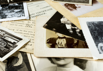 Nostalgic Old Photographs and Documents