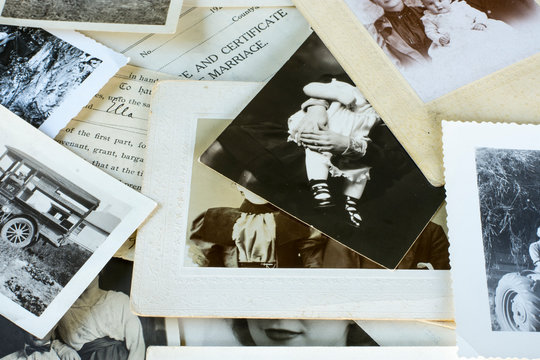 Nostalgic Old Photographs and Documents