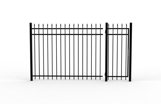 Iron gates isolated