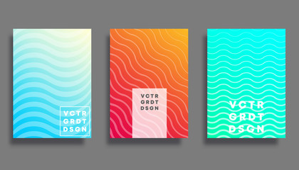 Colorful gradient cover for flyer, poster, brochure, typography or other printing products