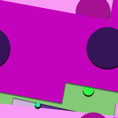 Flat material design - Creative vector trend seamless