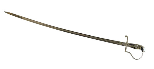 cavalry saber isolated on white background. vitaja saber