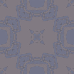 Pattern tile, ornate geometric pattern and two-tone abstract background