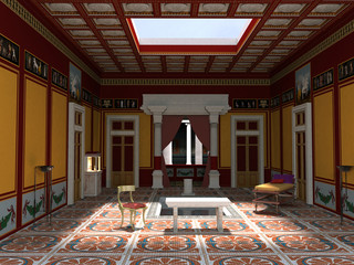  Interior of a house in ancient Rome