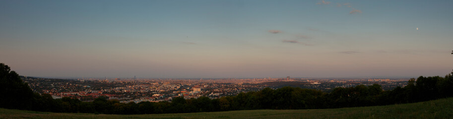 Fototapeta premium panoramic view of vienna