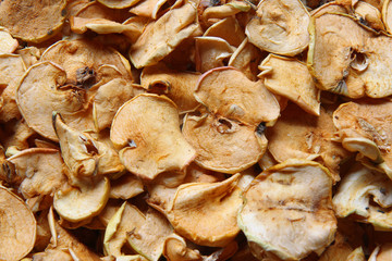 chopped pieces of dried apples