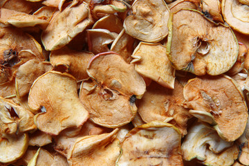chopped pieces of dried apples