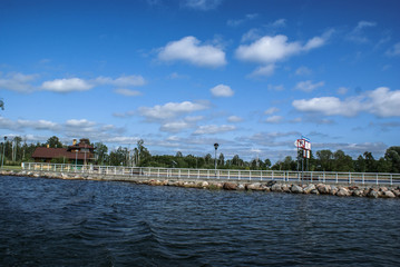 Węgorzewo wejście do kanału Mazury, Polska  © Piotr Czerkawski