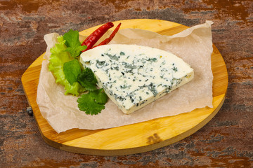 Blue cheese slice