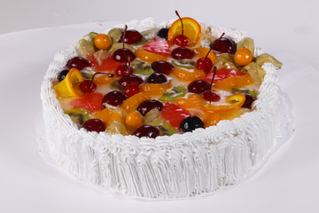 Cake with berries