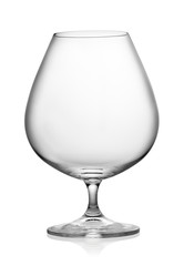 Empty glass for cognac