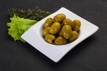 Big green olives