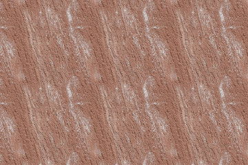 A beautiful horizontal texture of part of wall with white and orange and brown plaster on the photo. Seamless pattern texture