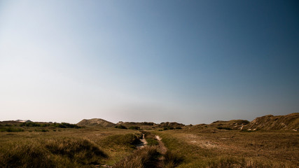 sunset in the mountains
