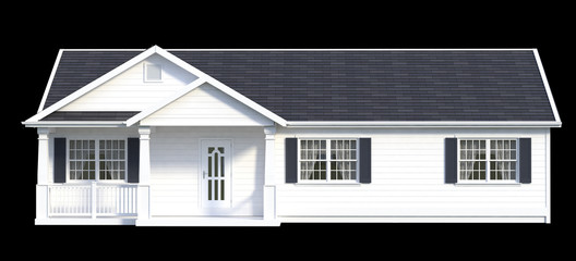 Residential house facade.