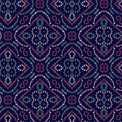 seamless traditional bandanna pattern