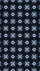 Ornate geometric pattern and abstract multicolored background