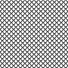 Seamless scales pattern. Mesh texture.