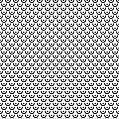 Seamless circles and dots pattern.
