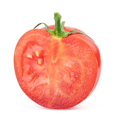 Tomato isolated on white background