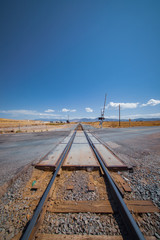 Deserted tracks in rural Utah