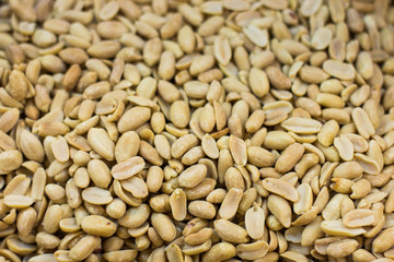 cleaned raw sunflower seeds textured background food concept in supermarket counter