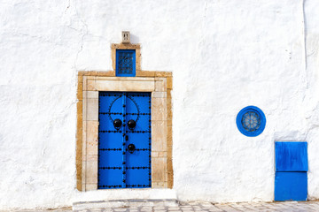 Entrance of House in the Medina of Sidi Bou Said, Tunisia