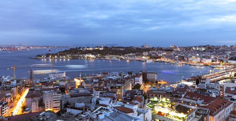 Naklejka premium Old Town of Istanbul City in Turkey