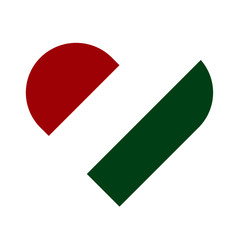 Hungary Flag Heart Love Country National World Symbol