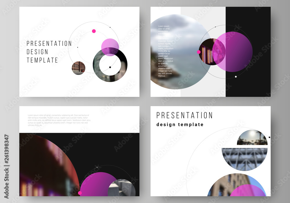 Poster the minimalistic vector layout of the presentation slides design business templates. simple design f