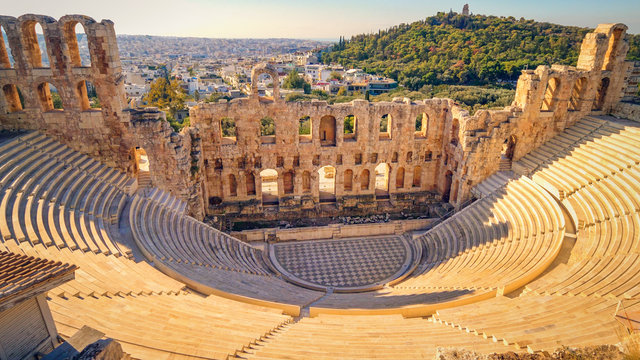 Theatre of Dionysus, Athens, Greece © CrackerClips