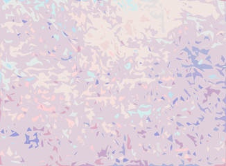 Creative abstract grunge background. Pastel colors. Random small shattered fragments. Spotty, patchy.