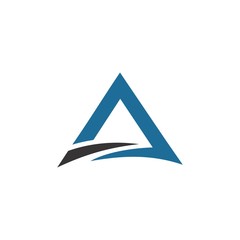 LETTER A TRIANGLE LOGO