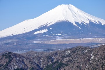 菰釣山から望む富士山